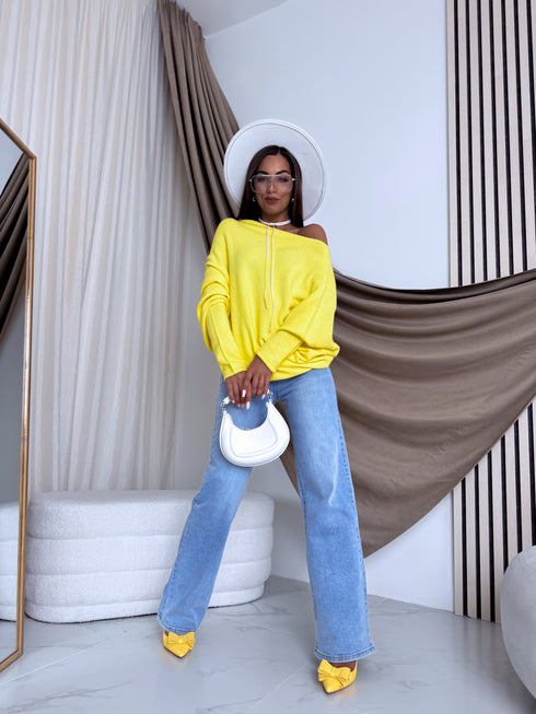 ELYNDI sweater "SYMMETRY 37709" - YELLOW
